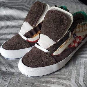 Suede multi-colored vans